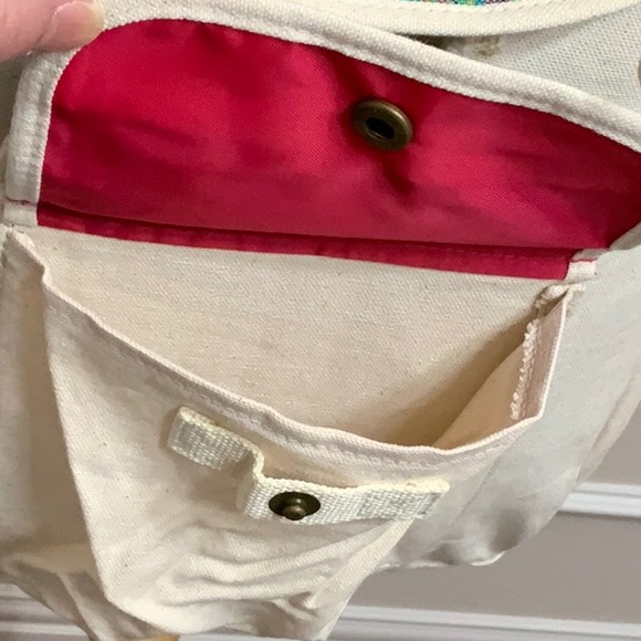 Jansport BREAKTOWN Backpack Ivory/Green stripe - Picture 9 of 14